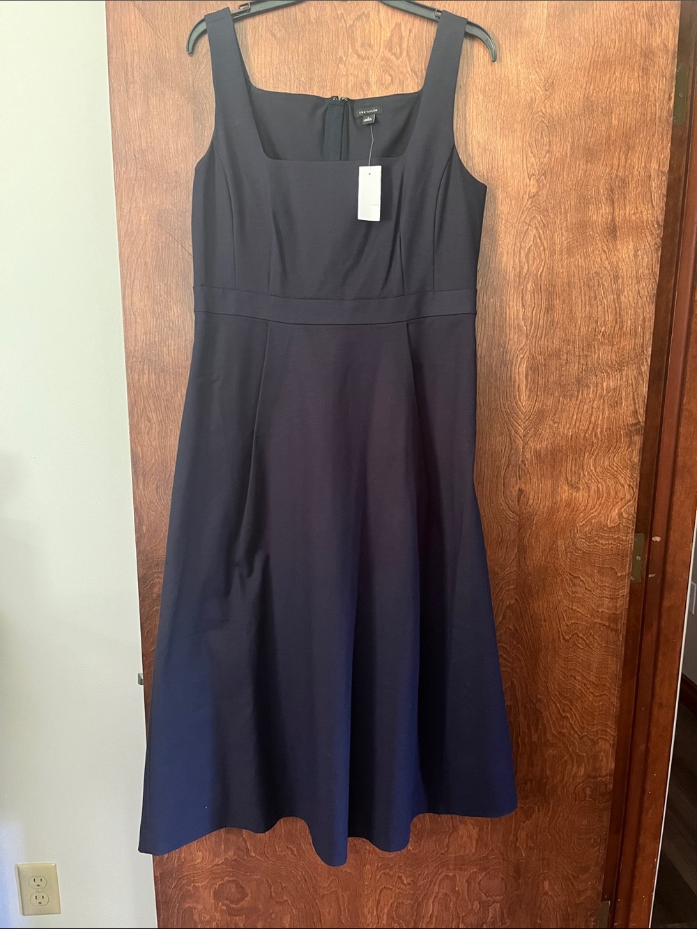 NWT- Ann Taylor Classic Navy Blue Dress